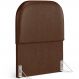 Cabeceira Cama Box 100cm Orgânica Lanna W01 Couríssimo Marrom - Lyam Decor