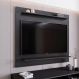 Painel para TVs até 50 Linden MDP/BP com 2 Prateleiras Preto G96 - Gran Belo