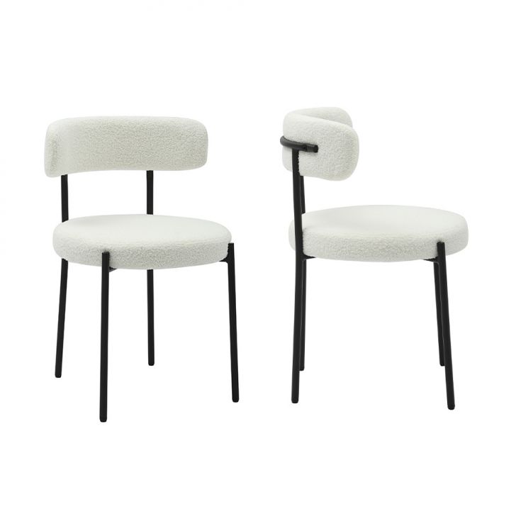 Conjunto Com 2 Cadeiras De Jantar Mist Branca
