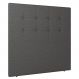 Cabeceira Cama Box Casal Queen Size Luana 160cm Linho Cinza - Desk Design