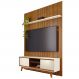 Painel E Bancada Tv 65 Pol 245x179 cm Milo Cinamomo Off White MADETEC