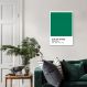 Quadro Color Card Natural Green 100x70 Caixa Branco