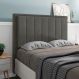 Cabeceira Casal Queen Cama Box 160cm para Quarto Opala Suede Grafite M11 - D'Rossi