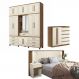 Jogo de Quarto Completo Amsterdam Jatoba Areia