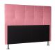Cabeceira Queen 1,60m Roma Suede Rosa - Pallazio