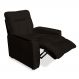 Poltrona do Papai Reclinável Manual Comfort Veludo Marrom - Montanaris Decor