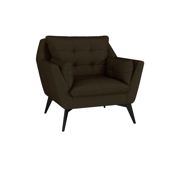 Image of Poltrona Odessa I Marrom Escura PLA-PL601UP34KINMOB