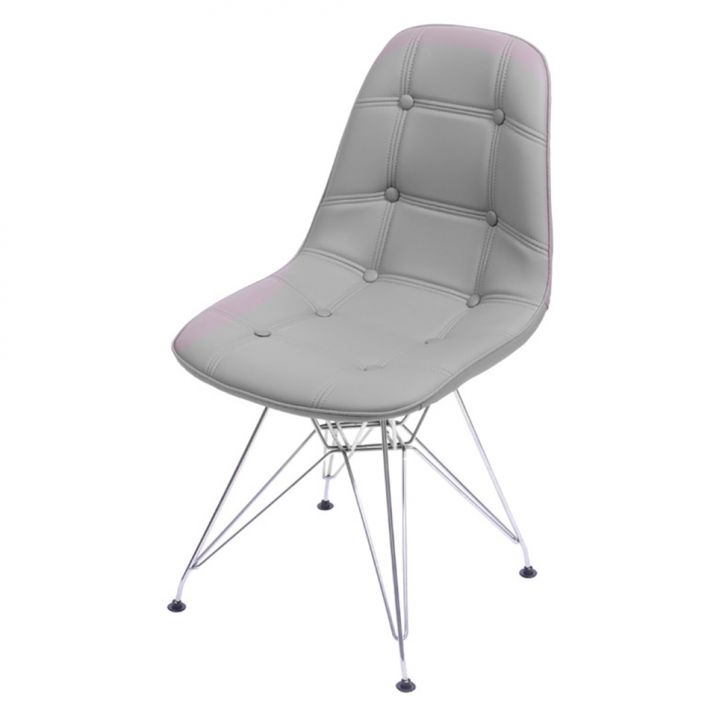 Cadeira DKR Eames Botonê Cinza