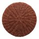 Lugar Americano Sousplat Lyor Marrom 38cm Mesa Rattan Plástico Trançado