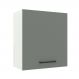 Armário de Cozinha Aéreo 60 cm 1 Porta Branco/Cinza Agata Madesa