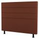 Cabeceira Cama Box Casal King Size Malik 195cm Suede Terracota - Desk Design