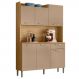 Kit Cozinha 6P 1G 122 cm Genova Freijo Vanilla KTP