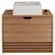 Gabinete Com Cuba Para Banheiro BN3630x13 Amendoa Tecno Mobili
