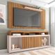 Rack com Painel para TV até 60 Polegadas Requinte Buriti e Off White