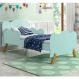 Mini Cama Nuvenzinha Verde com Proteção Lateral