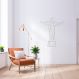 Quadro Escultura Cristo Redentor RJ 60x47 Branco
