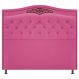 Cabeceira Estofada Yasmim 195 cm King Size Suede Pink - Amarena Móveis