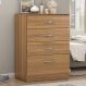 Cômoda Astral 4 Gavetas 62 cm - Comoda para Quarto - Demobile