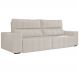 Sofá Retrátil 214 cm Sala de Estar Leonel Suede Bege G52 - Gran Belo