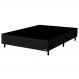 Base Para Cama Box Casal 138cm Poliéster Bordado Perola Negra Preto - Gazin