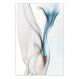 Quadro Decorativo Abstrato Veu, Tela em Canvas na Vertical ideal para ambiente de Sala de estar, jantar, reuniões, Quarto e Hall de entrada (100x70 cm)