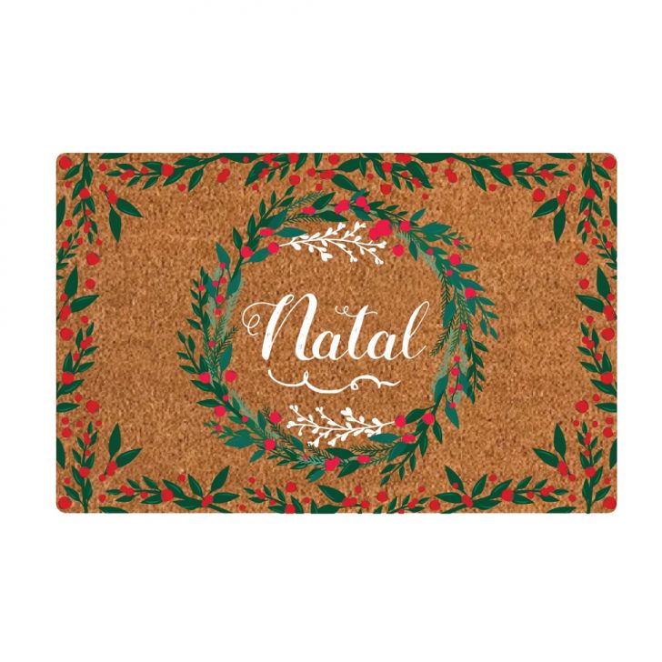 Capacho Feliz Natal III Colorido