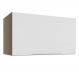 Armário Aéreo Madesa Stella 60 cm 1 Porta Basculante - Rustic/Branco