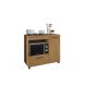Balcão Freijo Para Cooktop de 4 bocas Com Espaço Para Forno Com Porta Mp