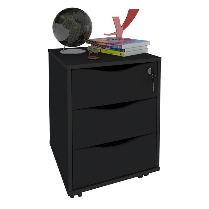 Gaveteiro Face 3 GV Preto