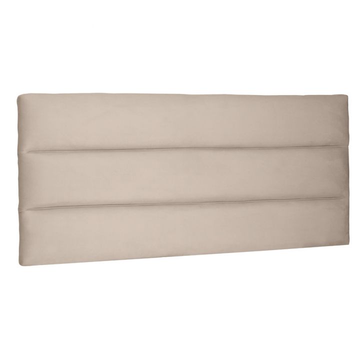 Cabeceira Painel Estofada Cama Box Casal Queen La Italian 160cm Suede Bege - Desk Design