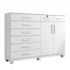 Cômoda Triunfo 2 Portas 8 Gavetas com Chave Benetil Branco