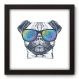 Quadro Decorativo - Pug - 22cm x 22cm - 010qnsap