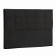 Cabeceira King Ana Luisa 195 CM Suede Preto - D A Decor
