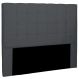 Cabeceira Estofada Cama Box Casal Queen Size Verona 160cm Suede Cinza - Desk Design