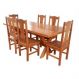 Conjunto de Mesa Manuela em Madeira de Demolição - Cód 1883