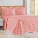 Cobre Leito Queen Bouti Mavie Floral Micropercal 180 Fios 3 Peças - Goiaba