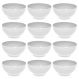 Kit 12 Tigelas Grandes Crippa Servir 3,1L Branco Salada Sobremesa Restaurante