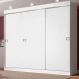 Guarda-Roupa Casal Madesa Napoli 3 Portas de Correr - Branco