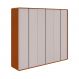 Image of Guarda-Roupa Casal Loop 100% MDF 6 Portas 6 Gavetas Frassino e Off White MO895CL14OSBMOB