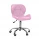 Cadeira Office Eiffel Slim Ajust vel Base Girat¢ria - Rosa