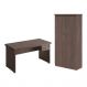 Mesa 1200 com Armario 2 Portas Alpha Freijo