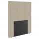 Cabeceira Cama Box 90cm Esmeralda Sintético J02 Bege - Mpozenato