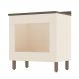 Balcão Forno Embutir Connect Off White/Duna com Tampo - Móveis Henn