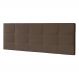 Cabeceira Painel Solteiro 0,90m Roma Suede Marrom - Pallazio