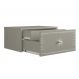Mesa de Cabeceira Strass 2 Gavetas Off White