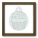 Quadro Decorativo - Cupcake - 047qdcm