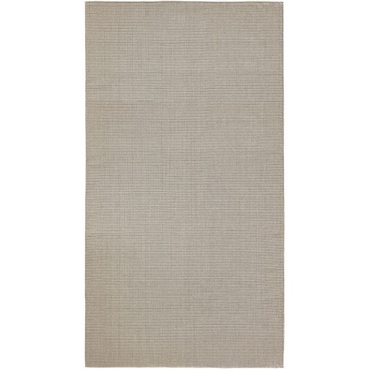 Tapete Serido Crepe Retangular Bouclé (175x320) Bege