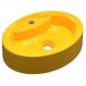 Cuba Pia de Apoio para Banheiro Oval Ox 43 C08 Amarelo - Mpozenato