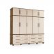 Guarda Roupa com 5 Portas Nancy Malbec Off White