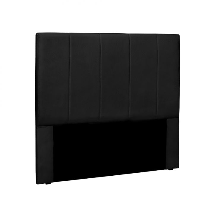 Cabeceira Solteiro Ravenna Poliuretano Preta